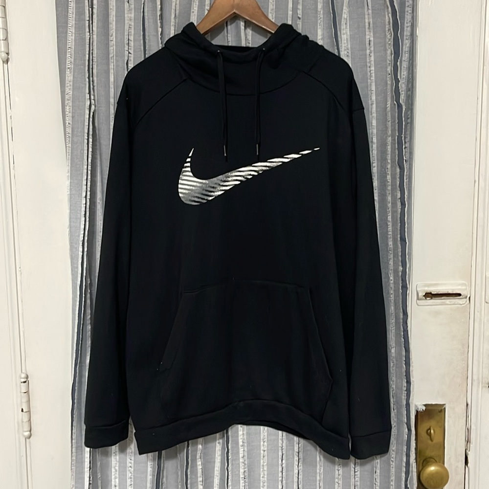 Black Nike Swoosh Hoodie
